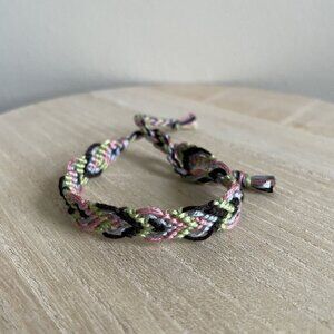 Tula Bracelet, anklet, trendy, comfortable, tie, embroidery thread, woven, gift,